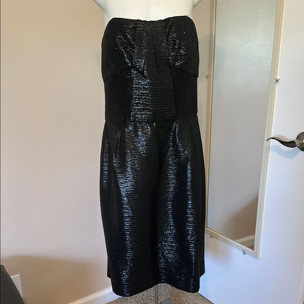 Kate Spade Black Strapless Cocktail Dress